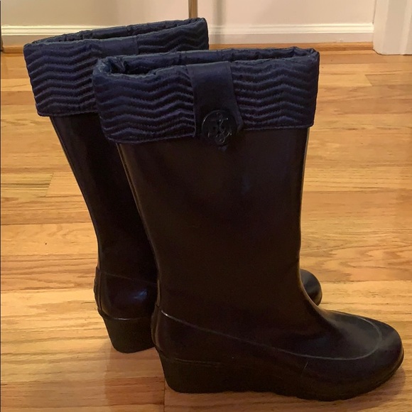 Sperry Top Sider Heeled Rain Boots - Picture 2 of 11